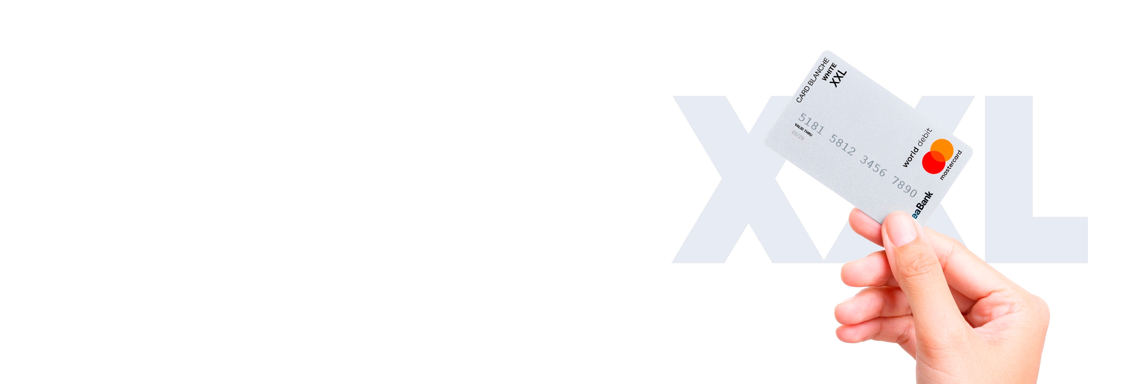 Кредитна картка Card Blanche White XXL